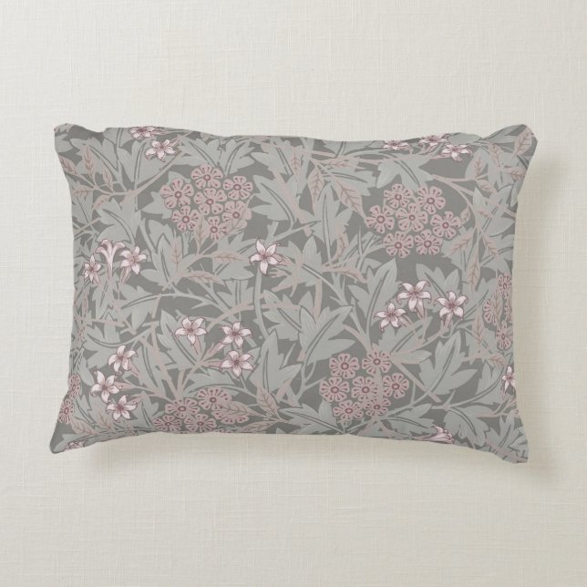 Almofada Decorativa William Morris Jasmine Flower Pattern (Verso)