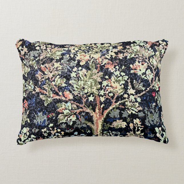 Almofada Decorativa William Morris Tree of Life Accent Travesseiro (Frente)