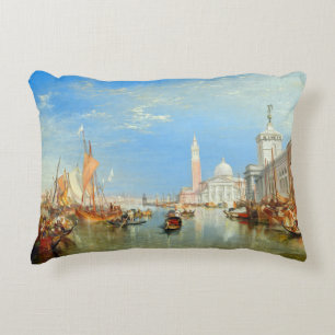 Almofada Decorativa William Turner - Veneza, Dogana & San Giorgio