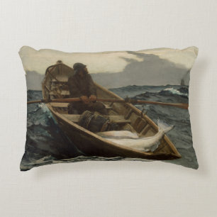 Almofada Decorativa Winslow Homer - O Aviso De Nevoeiro