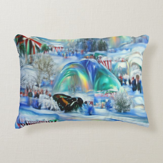 Almofada Decorativa Winter Dreamscape (Frente)