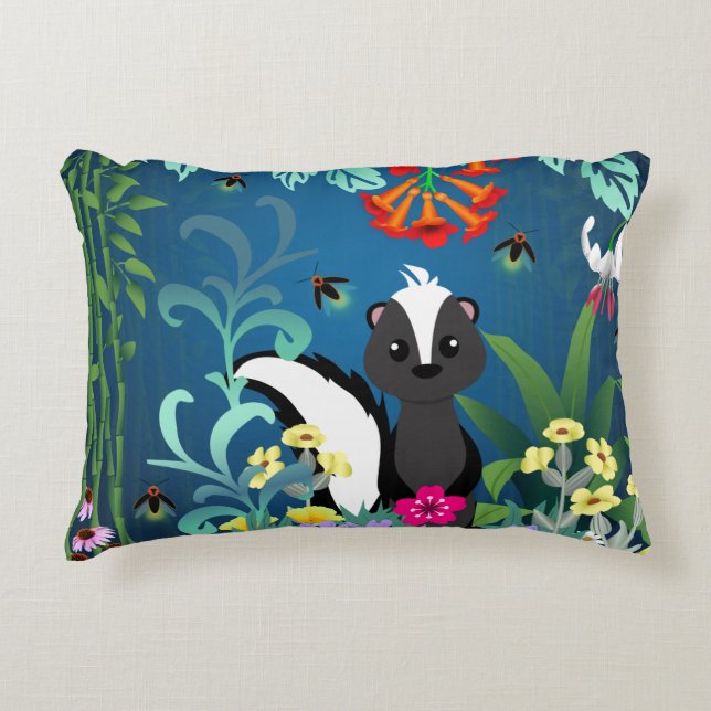 Almofada Decorativa Woodland Skunk (Frente)