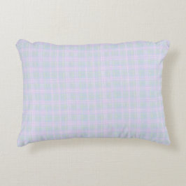 Almofada Decorativa Xadrez Azul Praire
