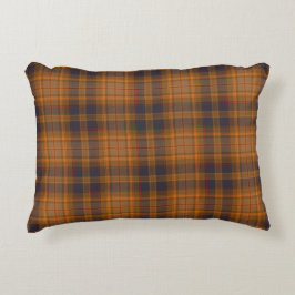 Almofada Decorativa Xadrez Brown Checkered Tartan