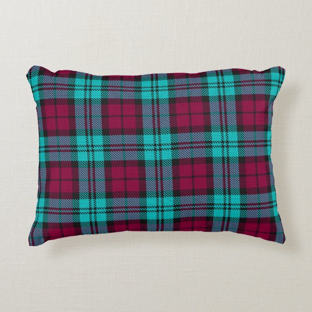 Almofada Decorativa Xadrez Red Campbell Tartan Blackwatch (Frente)