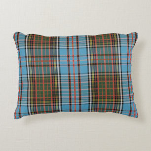 Almofada Decorativa Xadrez Tartan Clan Anderson Brown - Verificação