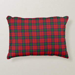 Almofada Decorativa Xadrez verde-vermelha Lindsay tartan
