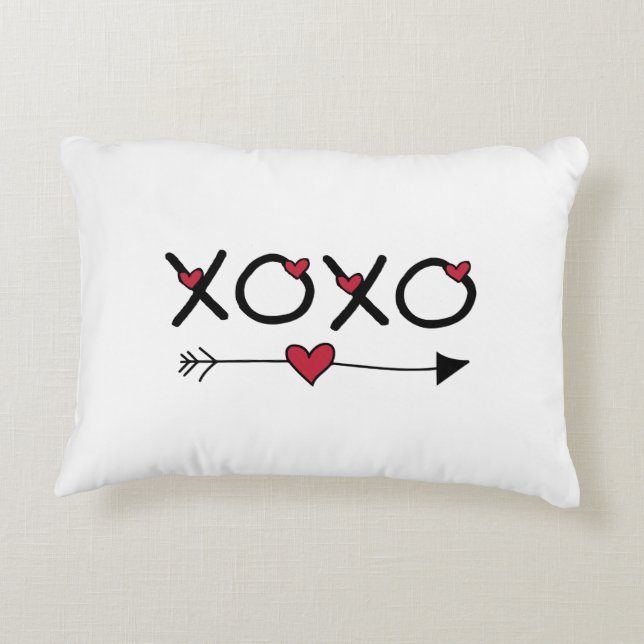 Almofada Decorativa XOXO Dia dos Namorados (Verso)