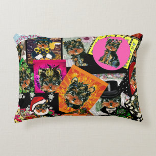 ALMOFADA DECORATIVA YORKIE POO