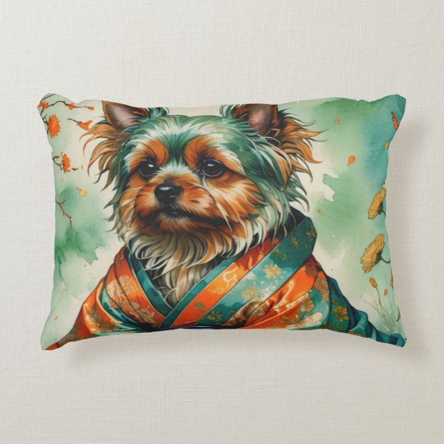ALMOFADA DECORATIVA YORKSHIRE TERRIER (Frente)