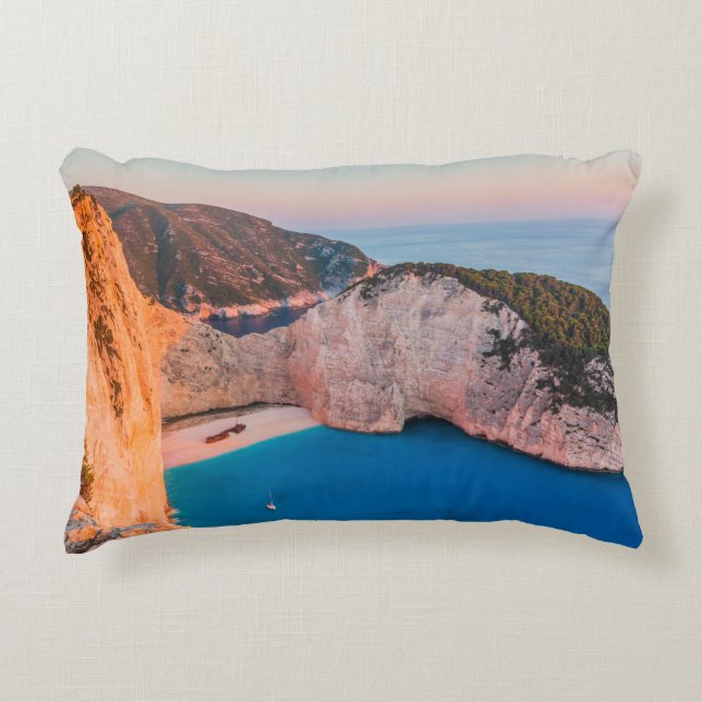 Almofada Decorativa Zakynthos, Grécia. (Frente)