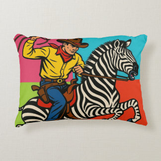 Almofada Decorativa zebra cowboy