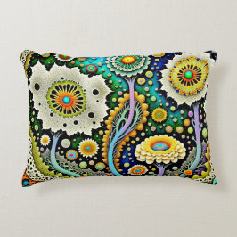 Almofada Decorativa Zentangle Floral Dreamscape
