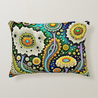 Almofada Decorativa Zentangle Floral Dreamscape