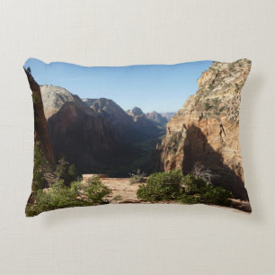 Almofada Decorativa Zion a partir da Trilha Angels Landing Parque Naci