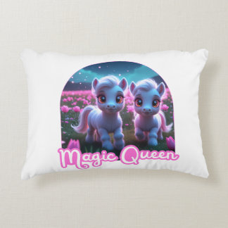 Almofada Decorativa Zwei kleine süße Ponys - Magic Queen