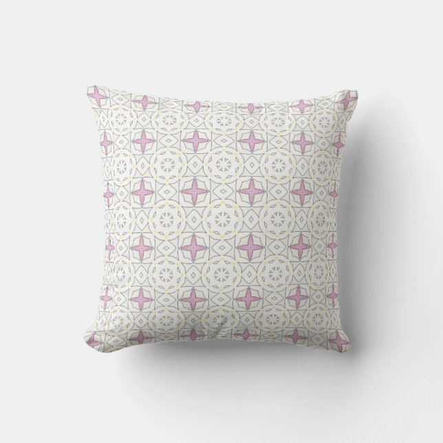 Almofada decorative pillow featuring a geometric pattern (Frente)