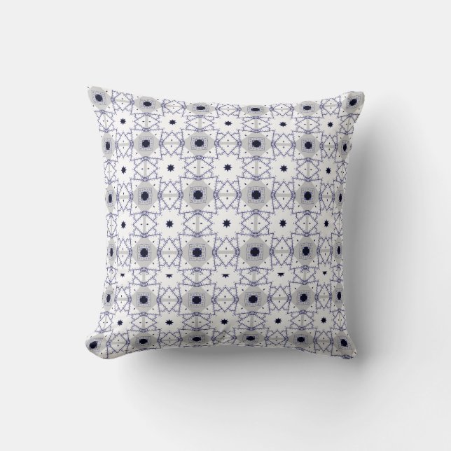 Almofada decorative pillow featuring a geometric pattern (Frente)