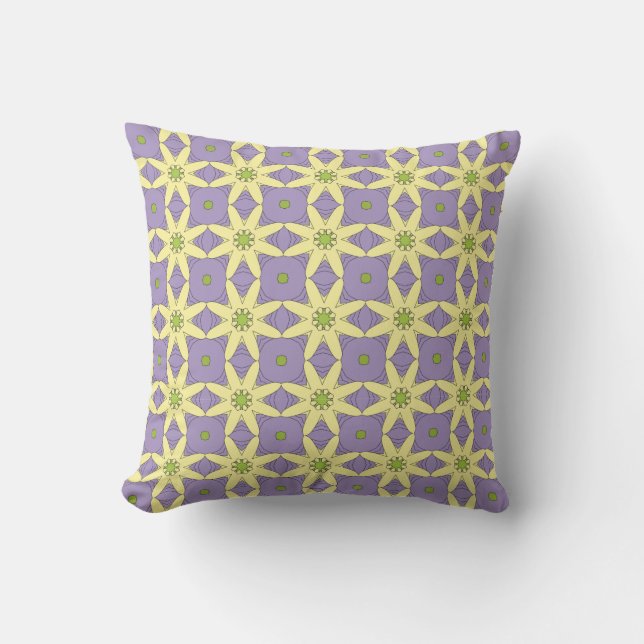 Almofada decorative pillow featuring a geometric pattern (Frente)