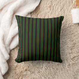 Almofada Deep Vintage Striped Pattern Throw Pillow