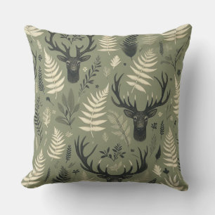 Almofada Deer Antlers & Ferns