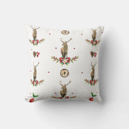 Almofada Deer Christmas Idyll Pattern
