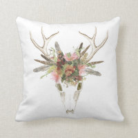 Deer Skull e Flores