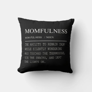 Almofada Definição de Momfulness Piada Termostato Design de