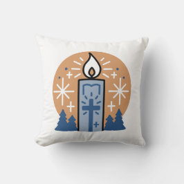 Almofada Deixe a fé brilhar: tema do inverno