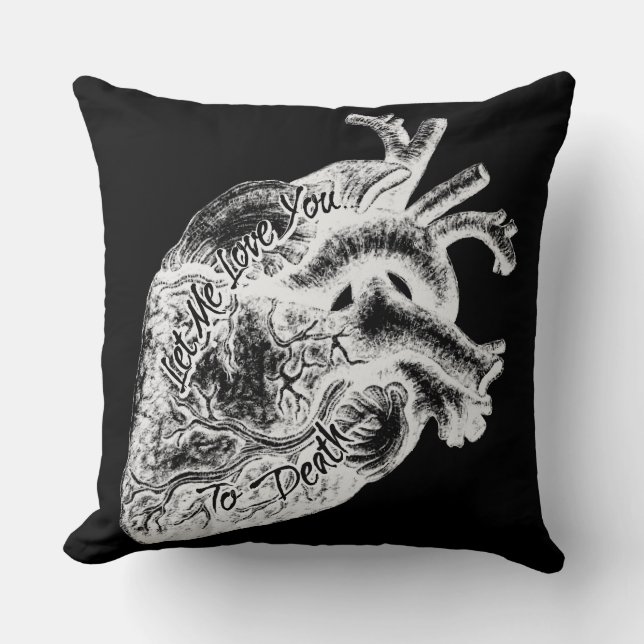 Almofada Deixe-Me Te Amar A Morte (Frente)