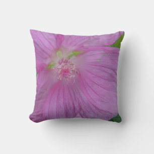 Almofada Dekokissen centro rosa de flor com selo de flor
