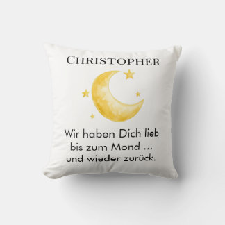 Almofada Dekokissen mit Name individuell