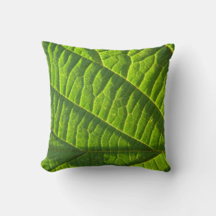Almofada Dekokissen modelo genial, verde de folha,
