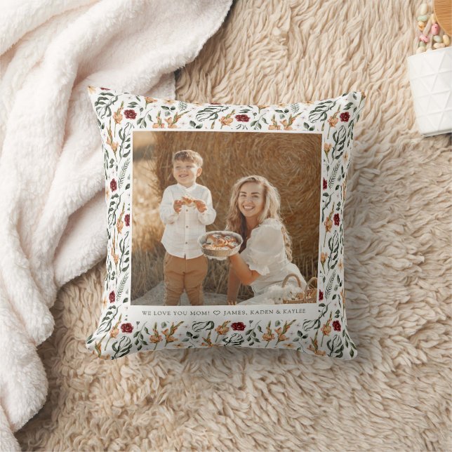 Almofada Delicar Dia de as mães de Estilo Floral (Cobertor)