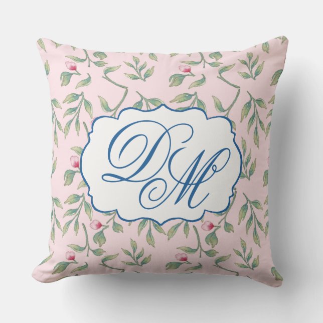 Almofada Delicar Florals Nosegay Rosa (Frente)