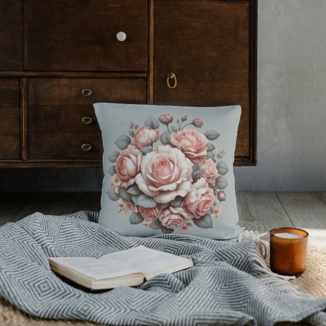 Almofada Delícia de Rosa Shabby Chic (Criador carregado)