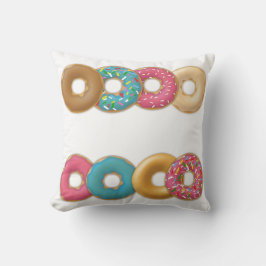 Almofada Deliciosos Donuts Variados Polvilhados