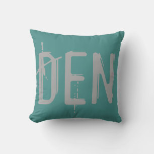Almofada DEN Airport Grunge Typografia