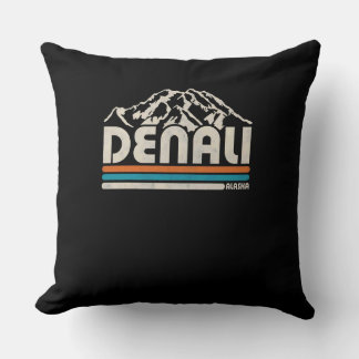 Almofada Denali Parque Nacional Vintage Alaska Montanhas Na