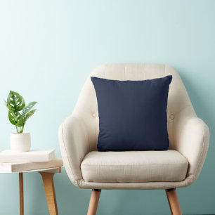 Almofada Denim Cor Sólida Plana