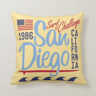 Almofada Desafio 1986 do surf de San Diego