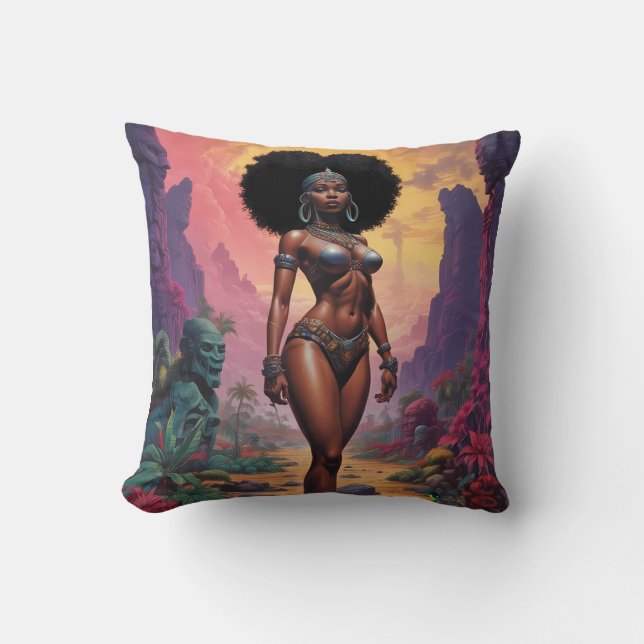 Almofada Descarregado Pelo Que Foi - Ken Gage Art (Frente)