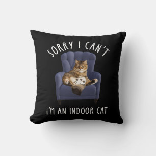 Almofada Desculpe, não posso. Sou um gato interior.