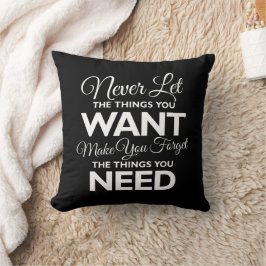 Almofada Deseja Versus Necessidades