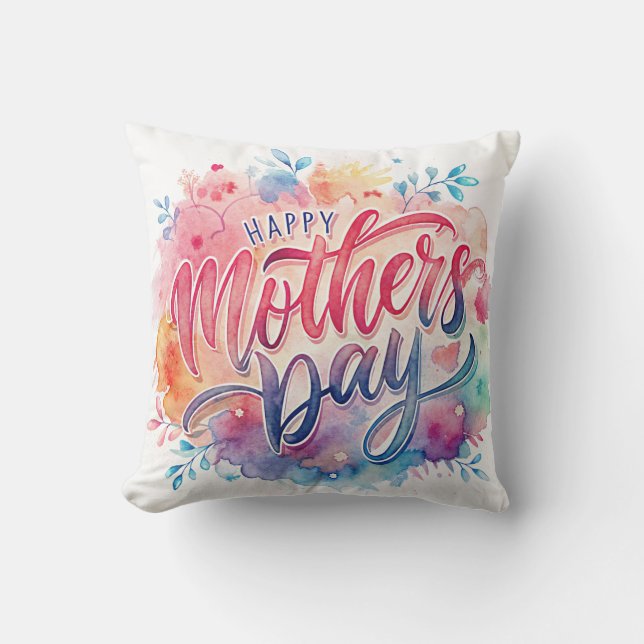 Almofada Desejos sangrentos para a mãe (Frente)