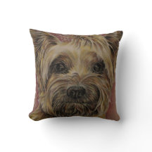 Desenho bonito de Yorkie feliz de seda