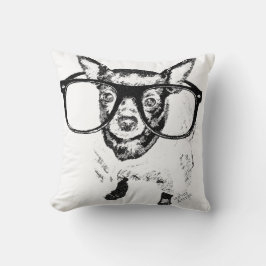 Almofada Desenho da ilustração do cão da chihuahua