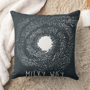 Almofada Desenho de astronomia da galáxia Via Láctea