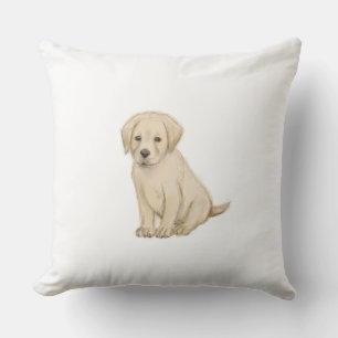 Almofada Desenho de cachorrinho labrador