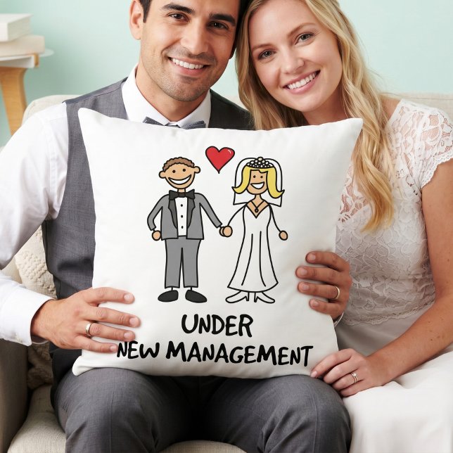 Almofada Desenho de Casamento - Sob Nova Administração (Criador carregado)